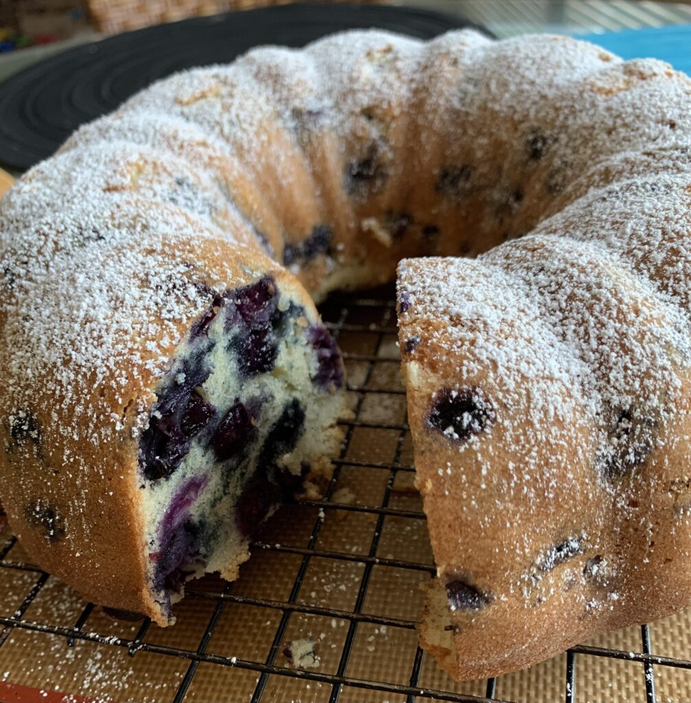 Jewish Blueberry-Sour Cream Bundt Cake