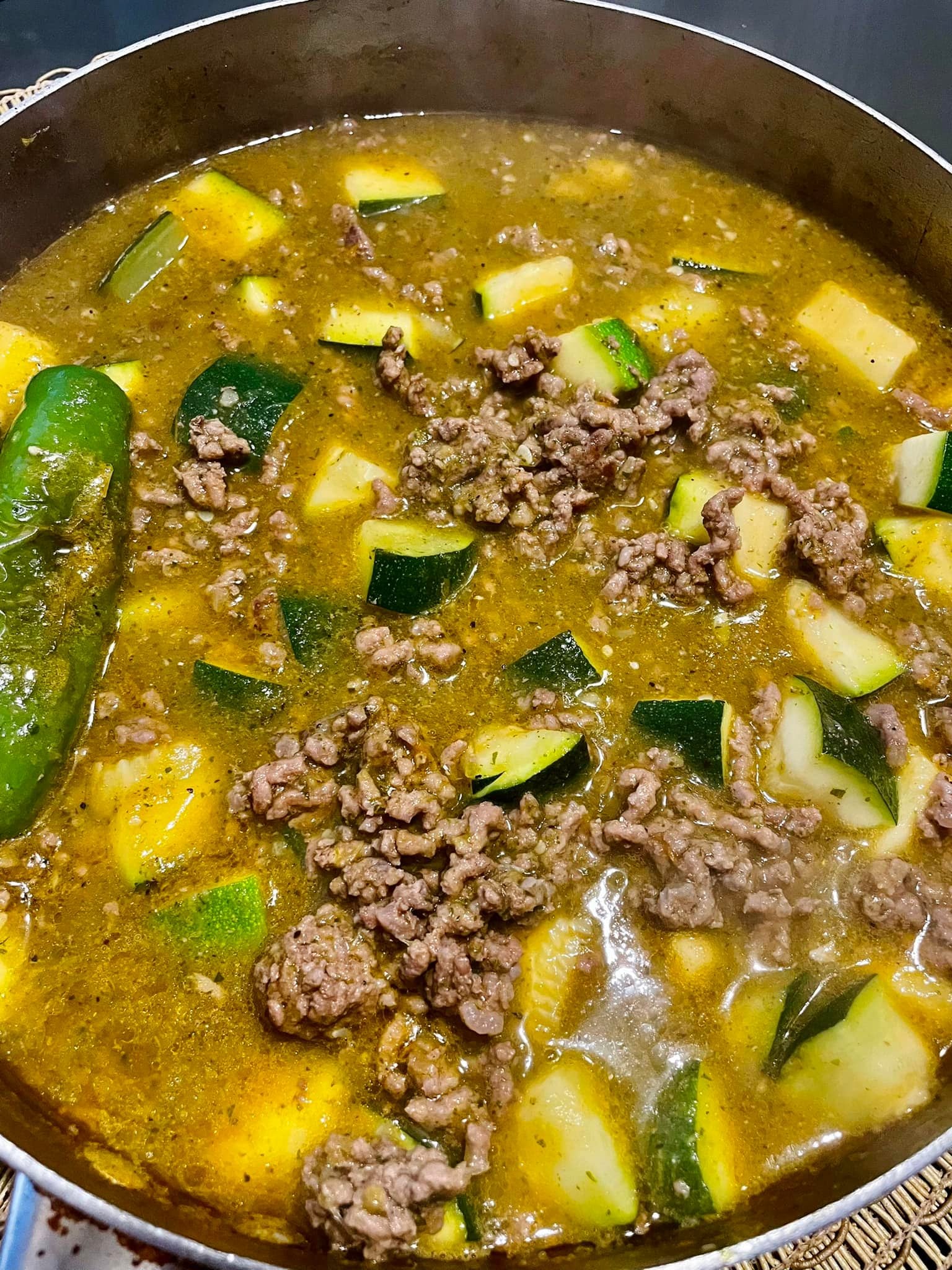 Calabacitas Con Carne Molida En Salsa Verde Easy Tried Recipes