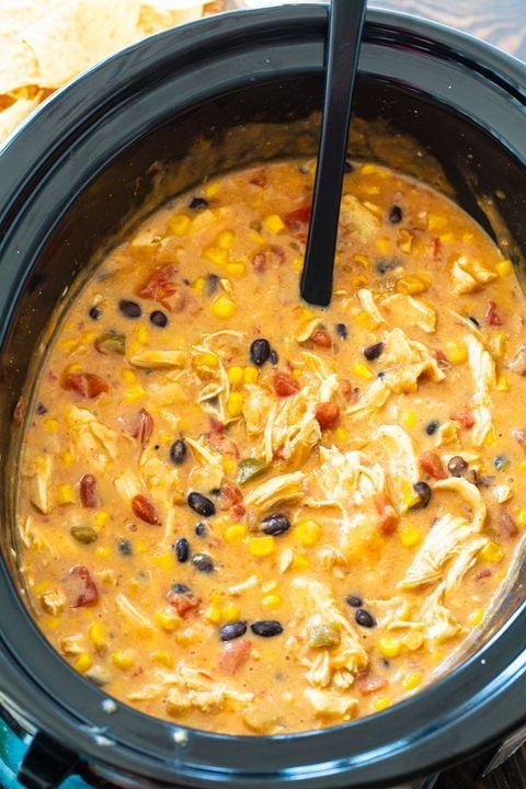 Slow Cooker Chicken Tortilla Soup - Easy Tried Recipes