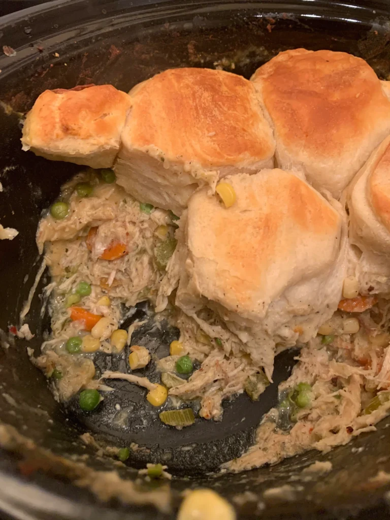 Chicken Pot Pie Biscuits